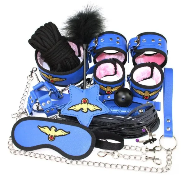 10 Piece Flight Attendant Bdsm