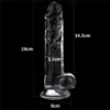 7.5 Inches Flawless Clear Dildo