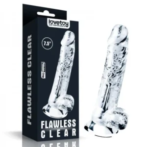 7.5 Inches Flawless Clear Dildo