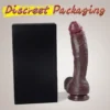 Black Mandingo Premium Liquid Silicone Dildo