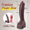Black Mandingo Premium Liquid Silicone Dildo