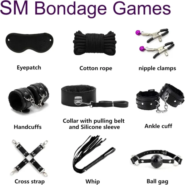 12 Pcs Complete BDSM with Dice
