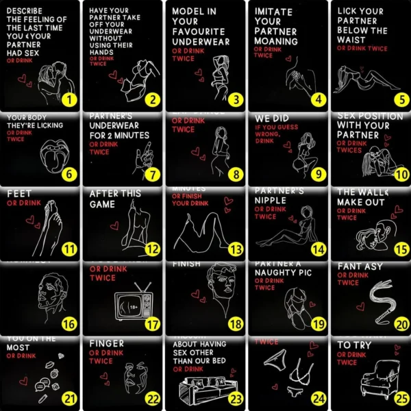 Drunk Desires Couples Card Game