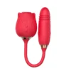 3 in 1 Rose Clit Sucker With Thrusting Vibrator