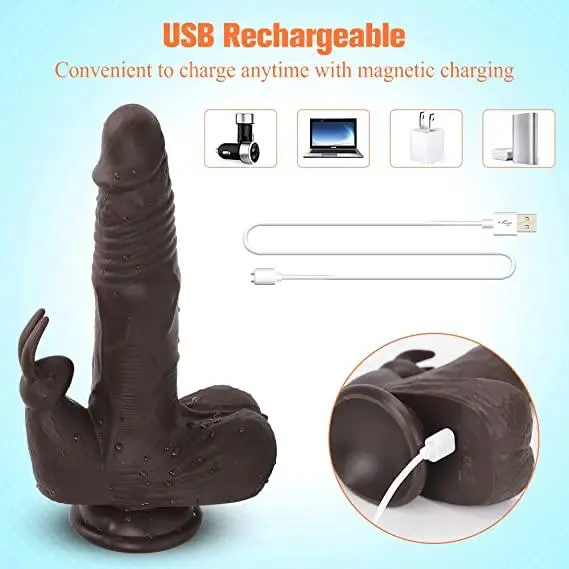 Black Mamba Rabbit Dildo