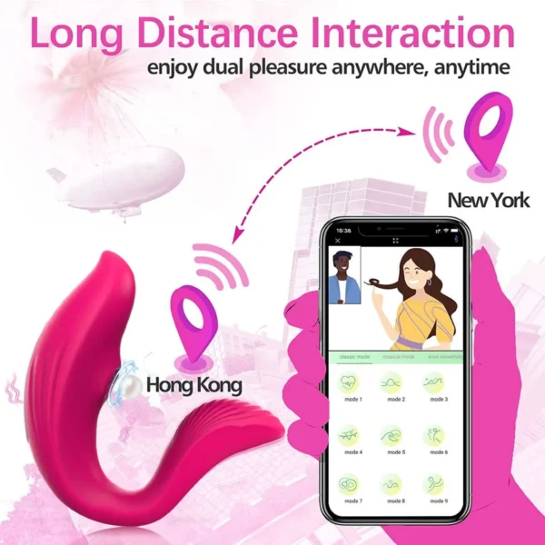 9 Vibration Remote Control Wearable Vibrator