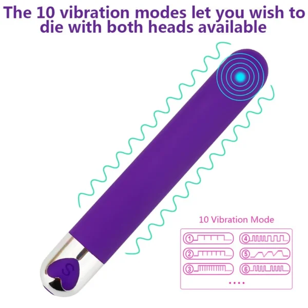 Long Rechargeable Bullet Vibe