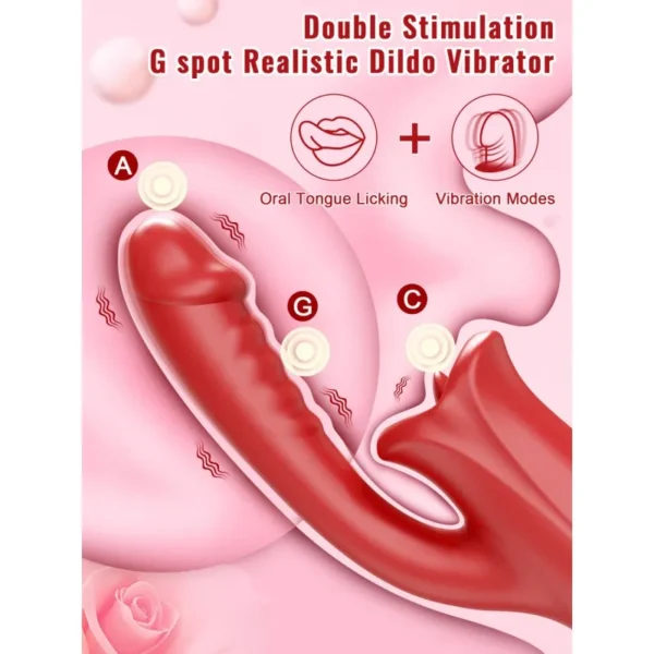 Touch Honey Biting Dildo Vibrator