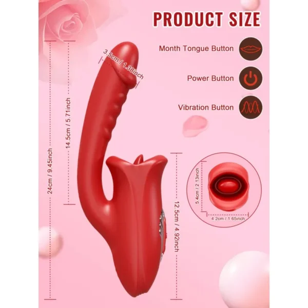 Touch Honey Biting Dildo Vibrator
