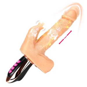 Brown Mamba Handheld Telescopic Dildo