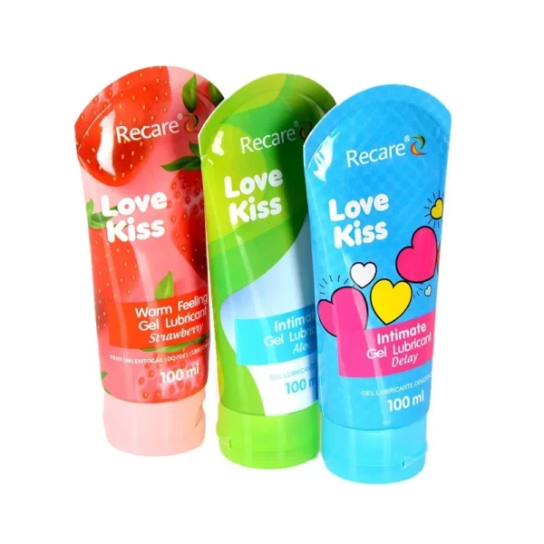 Love Kiss Warm Feeling Gel Lubricant Strawberry