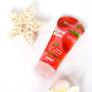 Love Kiss Warm Feeling Gel Lubricant Strawberry