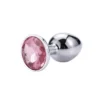 Medium Stainless Diamond Based Butt Plug