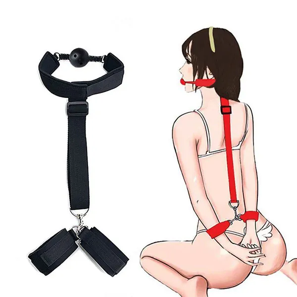 Mouth Neck Hand Cuffs