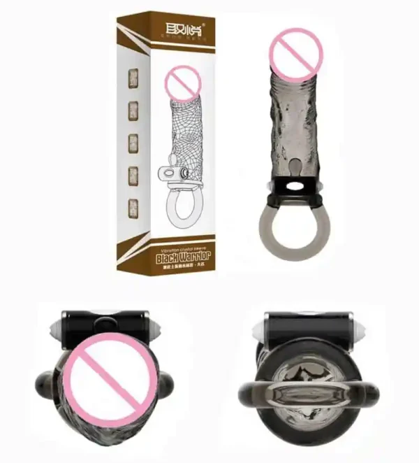 Vibrating Reusable Condom Sleeve