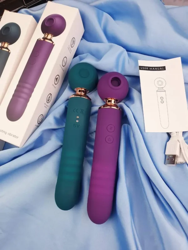 3-in-1 Sucking Thrusting Vibrator