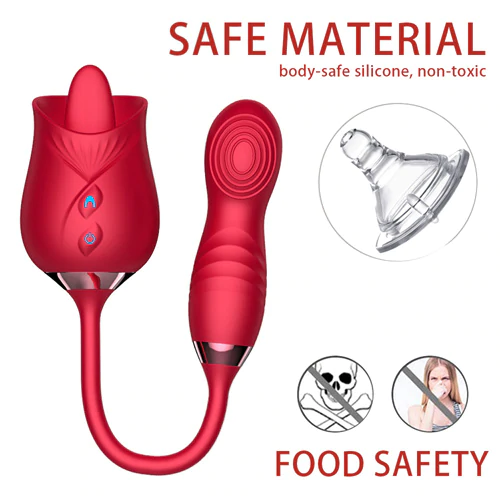 3 in1 Licking Flapping Vibe