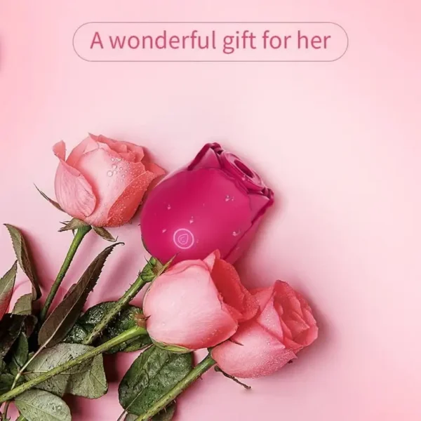Rose Vibrator Clitoral Sucker