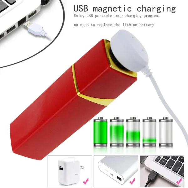 Rechargeable Lipstick Vibrator
