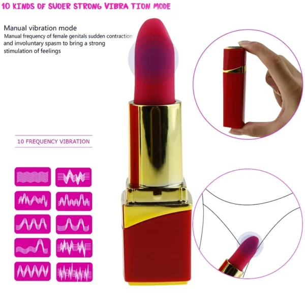 Rechargeable Lipstick Vibrator