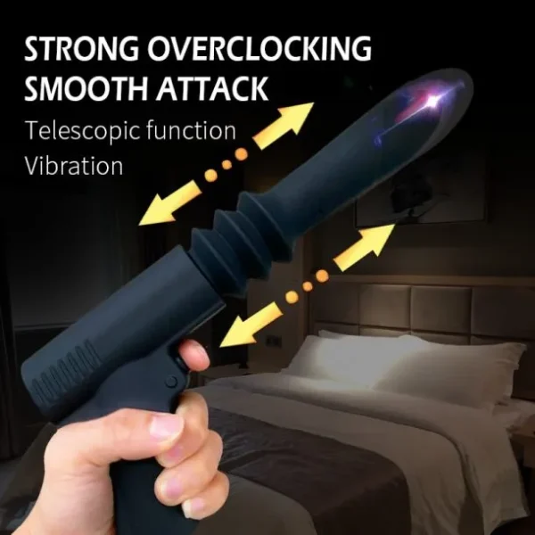 Sex Machine Vibrator Gun