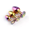 Metallic Rainbow Butt Plug Set