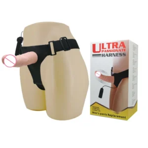 Vibrating Hollow Strapon Dildo