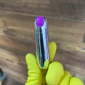 Silver Rechargeable Bullet Vibrator