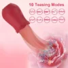 tongue-licking-vibe Oral Licking Long Tongue Vibrator