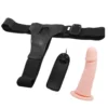 Vibrating Hollow Strapon Dildo