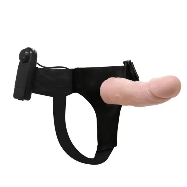 Vibrating Hollow Strapon Dildo